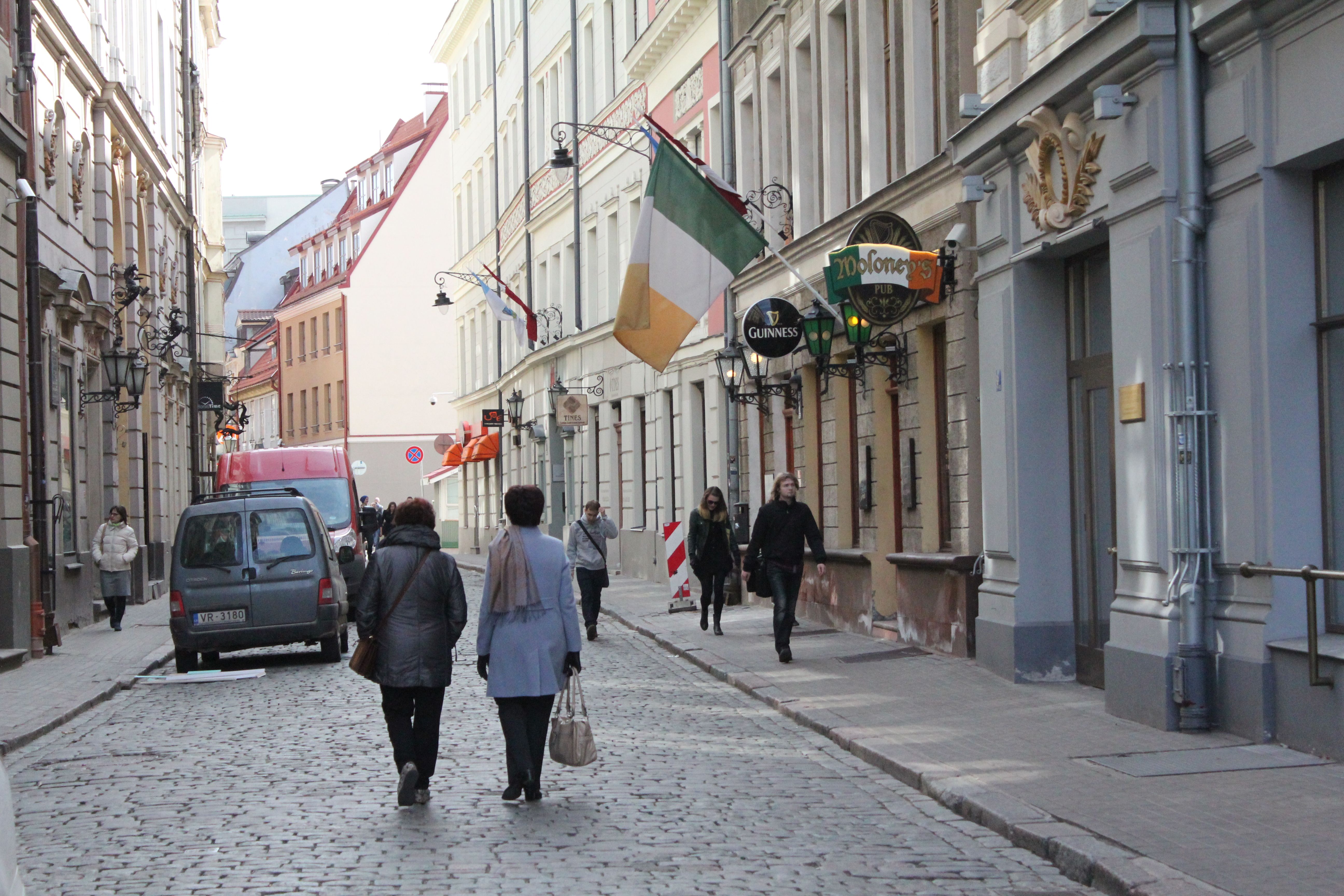 Den lettiske hovedstad Riga. Rusland vil nu undersøge Letlands og de andre baltiske landes uafhængighed  Foto: Ota Tiefenböck