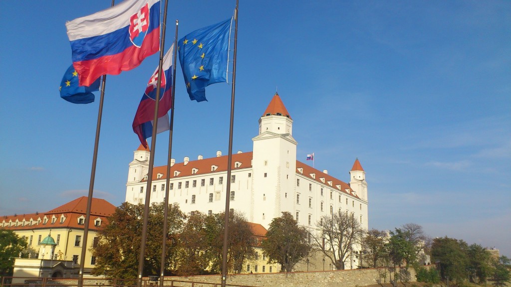 Borgen i den slovakiske hovedstad Bratislava Foto: Ota Tiefenböck