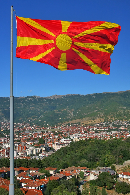 Det makedonske flag  Foto: Dreamstime