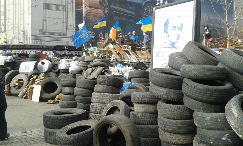 Maidan i marts i 2014 Foto: Ota Tiefenböck