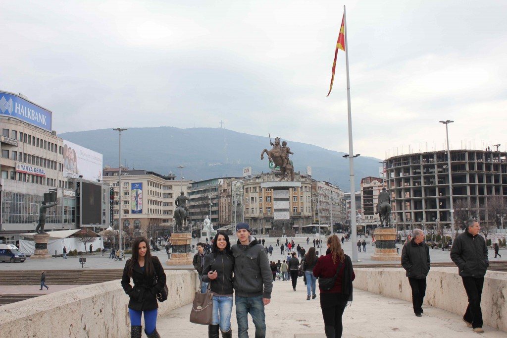 Makedoniens hovedstad Skopje