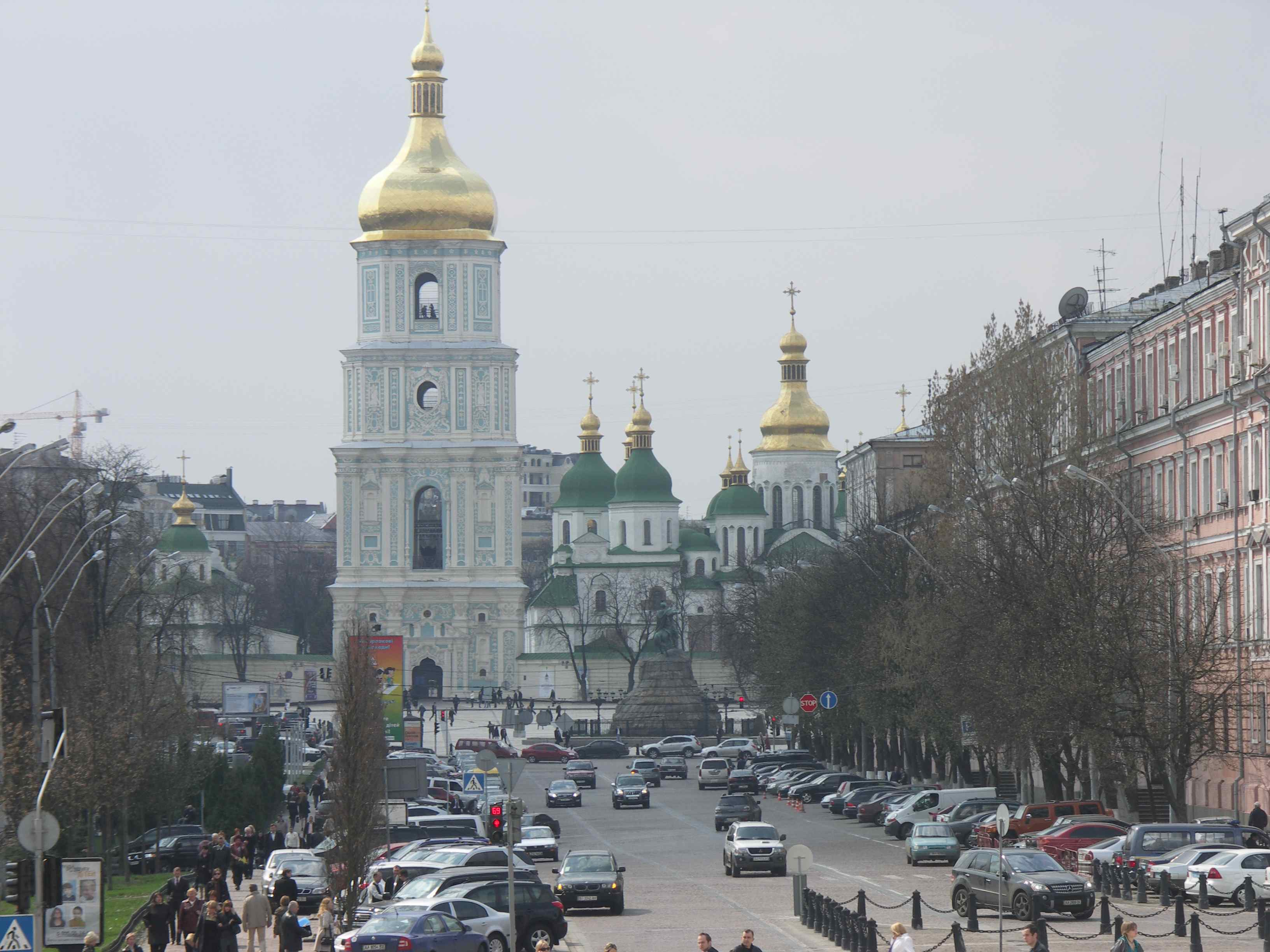 Den ukrainske hovedstad Kijev  Foto: Ota Tiefenböck