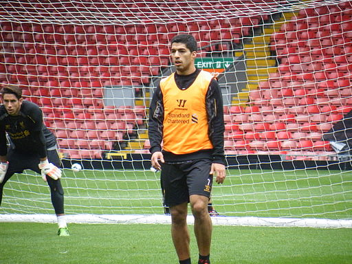 Suárez under træning i 2013  Foto: Kev Ruscoe
