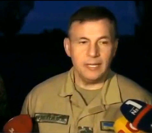 Den ukrainske forsvarsminister, Velerij Heletej  Foto: Youtube