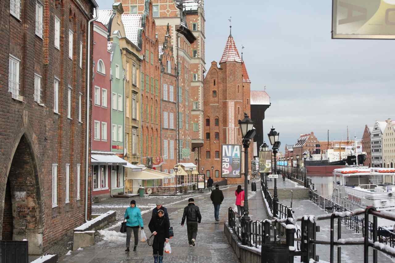 Gdansk er en af de polske byer, som er ramt af polsk udvandring  Foto: Ota Tiefenböck