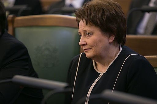 Laimdota Straujuma vil formentlig kunne fortsætte på premierministerposten  Foto: Saeima