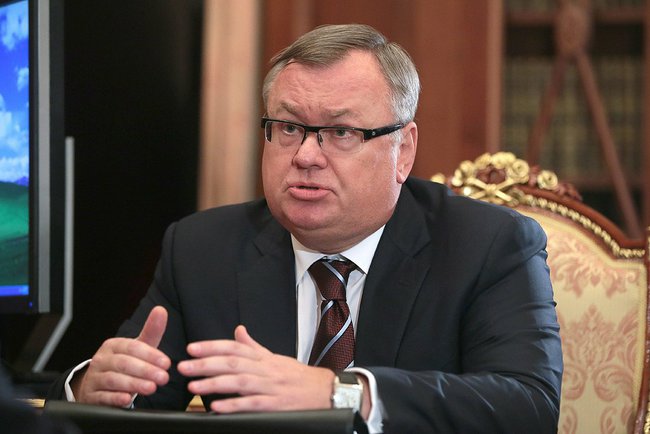 VTB banks direktør Andrej Kostin  Foto: Kremlin