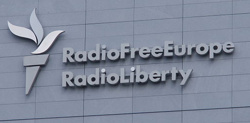 RFE`s loge fra stationens hovedsæde i Prag Foto: Petr Kadlec