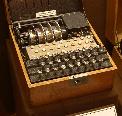 Enigma maskinen  Foto: Greg Goebel