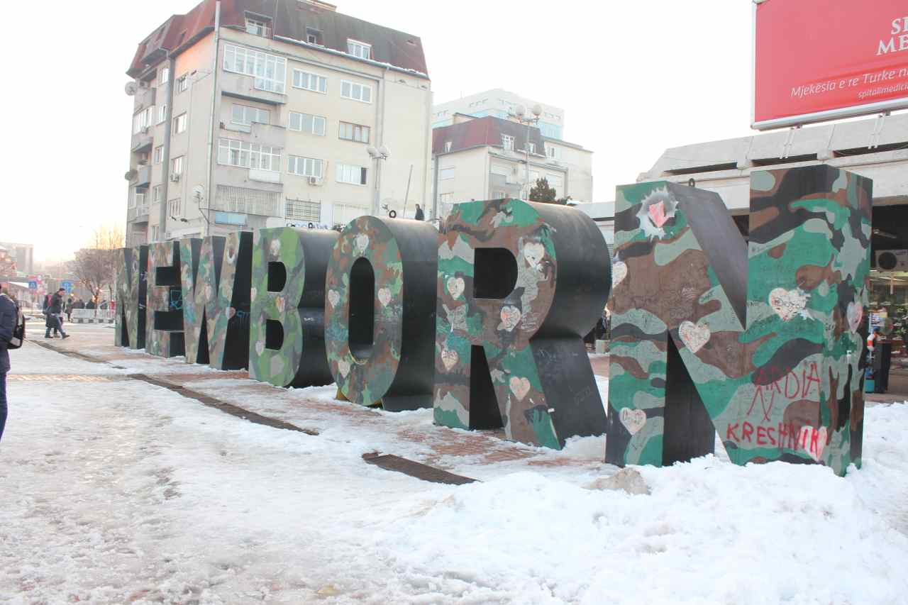 Kosovo monumentet i 2015  Foto: Ota Tiefenböck
