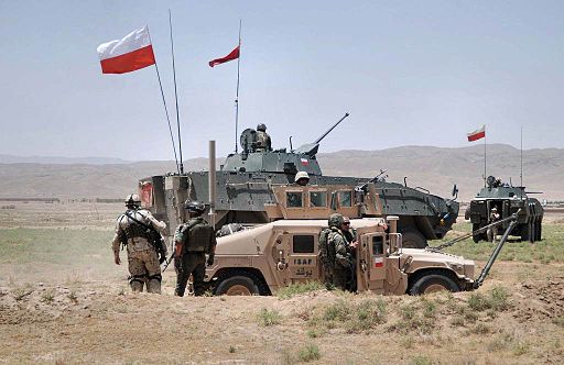 Polsk militær, her  i Afghanistan  Foto: Polish Ministry of National Defence