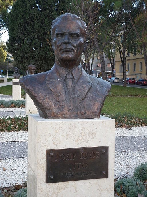 En buste af Tito i den kroatiske by Pula  Foto: Flammard