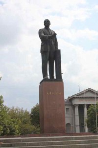 Lenin statuen i Simferopol  Foto: Ota Tiefenböck