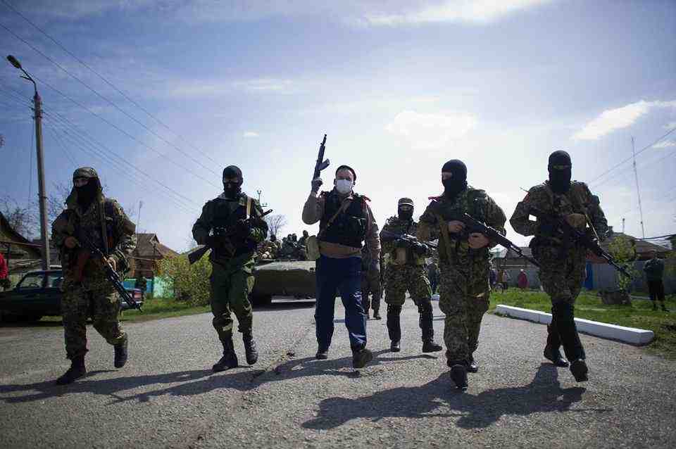 Separatisternes soldater i Donbas  Foto: South Front