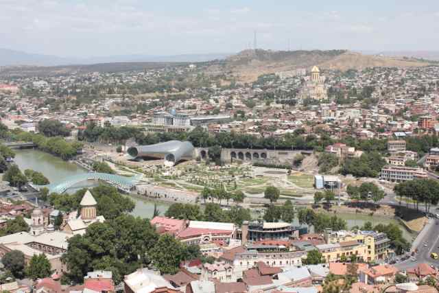 Georgiens hovedstad Tbilisi  Foto: Ota Tiefenböck