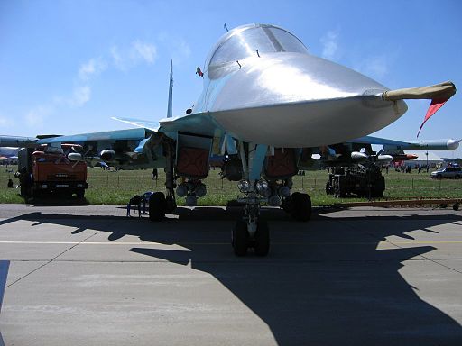 Det russiske Sukhoj SU-34 bombefly, måske snart på vej til Irak  Foto: Wikimedia