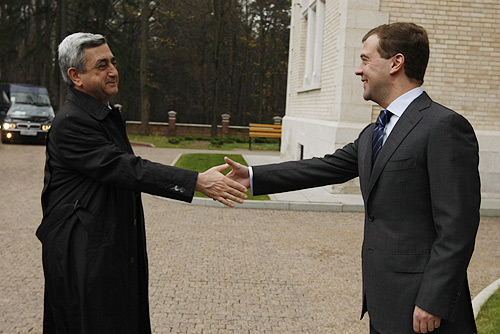 Dmitry_Medvedev og Serzh Sarkisian Foto- Kremlin.ru