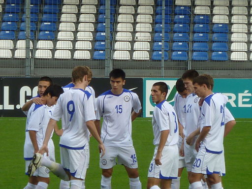 Spillerne i Kasakhstans landshold Foto: Julien