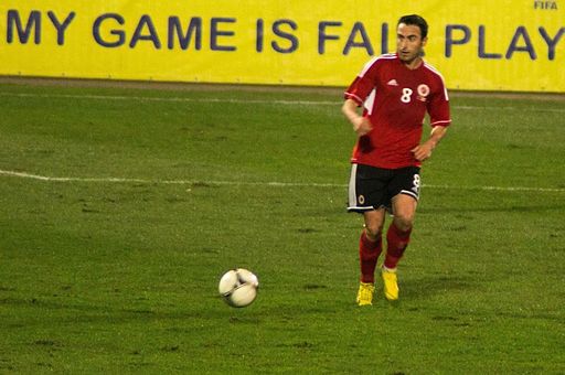 Ervin Bulku fra det albanske fodboldlandshold  Foto: Hamza99