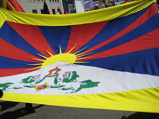 Det tibetanske flag Foto: Marlith