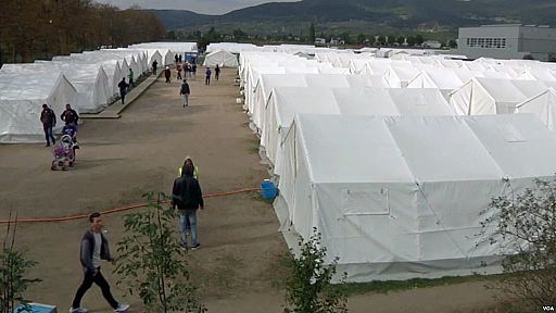 Traiskirchen flygtningelejr Foto- Voice of America
