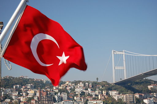 Tyrkisk flag Foto- KL Mircea