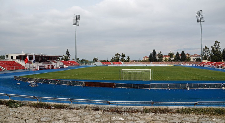 Skenderbeus stadion i Korçë. Foto: Albinfo