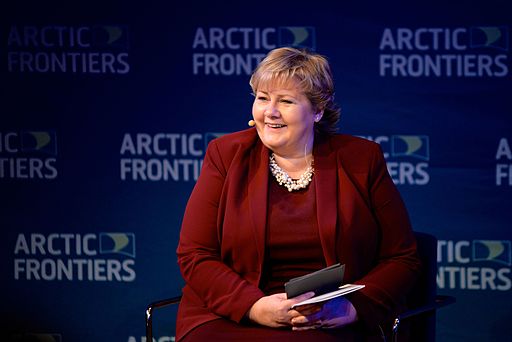 Erna Solberg Foto: Pernille Ingebrigtsen : Arctic Frontiers