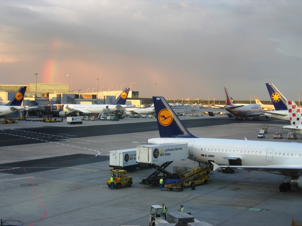 Fly i Franfurts lufthavn. Foto: Bjørn Erik Pedersen / Wikimedia Commons