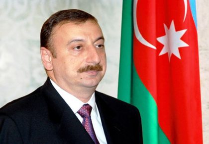 Den aserbajdsjanske præsident Ilham Aliyev Foto: VOA