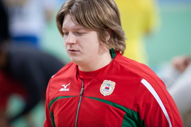 Nadezhda Ostapchuk under indendørs VM i Doha i 2010. Foto Erik van Leeuwen
